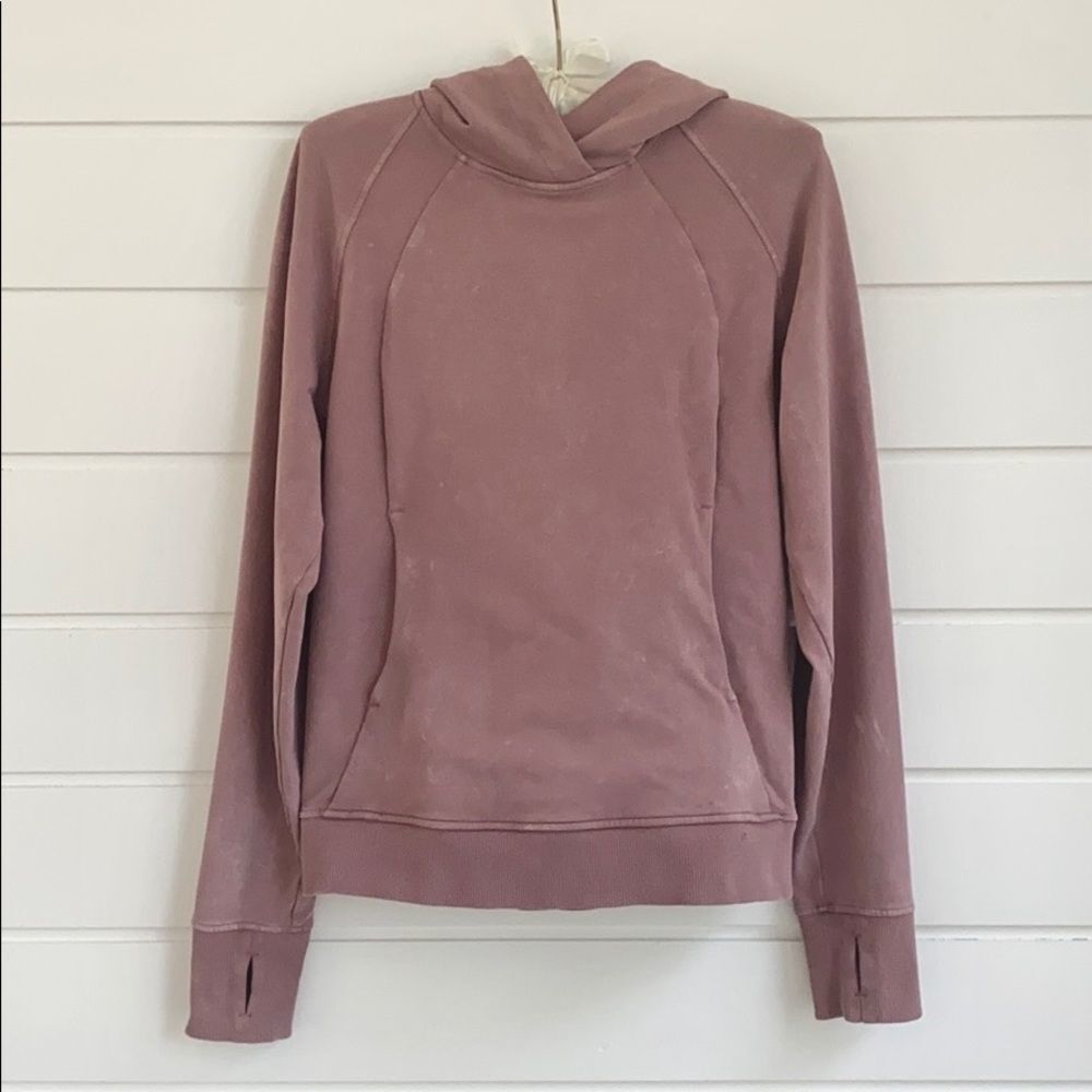 Lululemon Scuba Hoodie Pullover Washed Quicksand Size 4